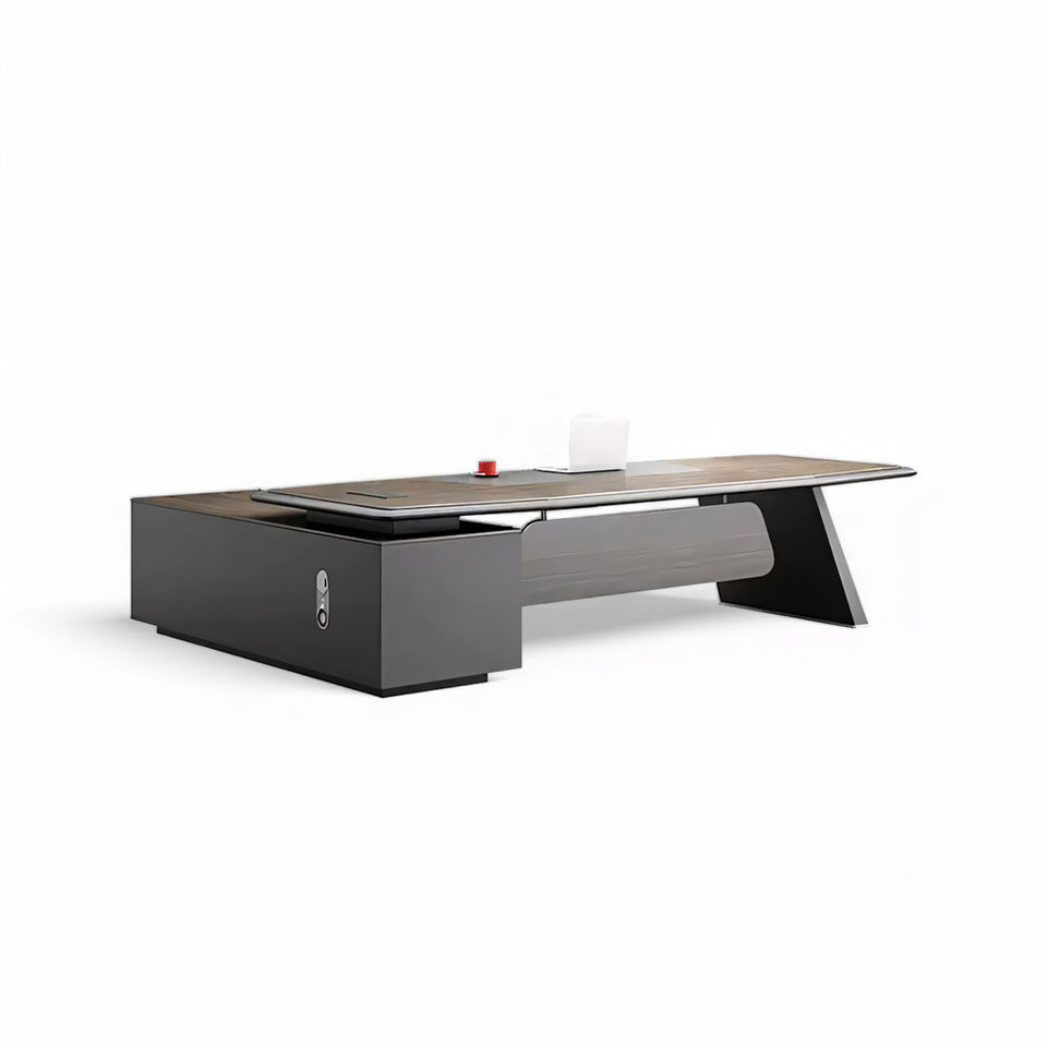 Lacquered Laminate Executive Desk Office Desk LBZ-7178