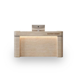 Small Rock-style Lobby Salon Beauty Parlor Reception Desk JDT-2309