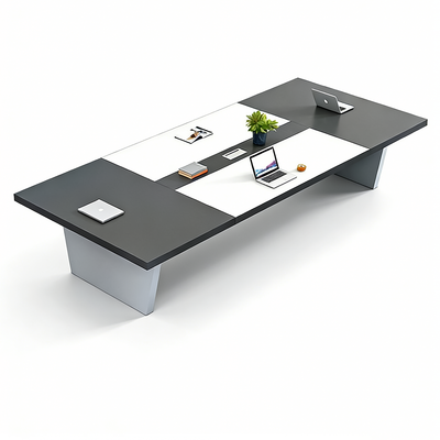 Simple Rectangular Conference Table And Chair Combination HYZ-008