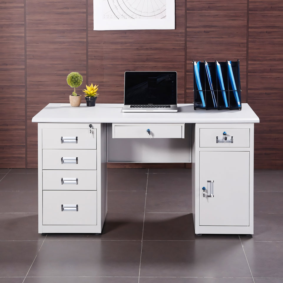 Sleek Office Desk With Drawers YGZ-1052