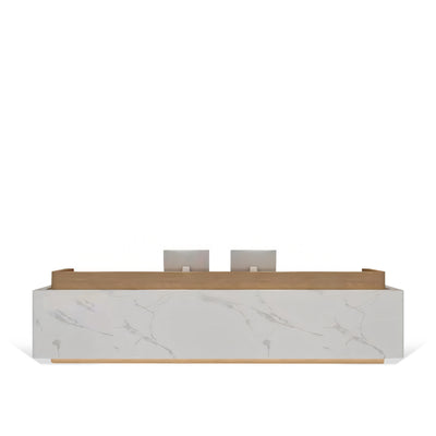 Light Luxury Simple Corporate Checkout Counter Reception Desk JDT-1081