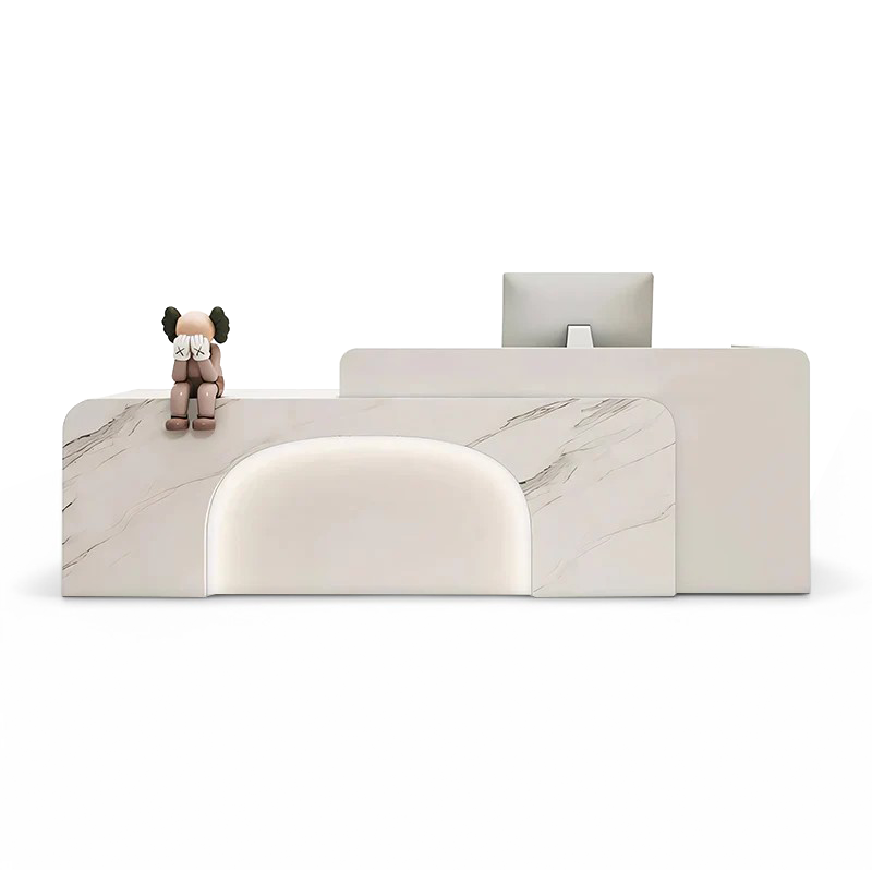 Minimalist Retail Reception Desk, Hotel Reception Desk (Doll not include) JDT-7246