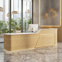 Curved Cashier Company Front Desk Counter JDT-7152
