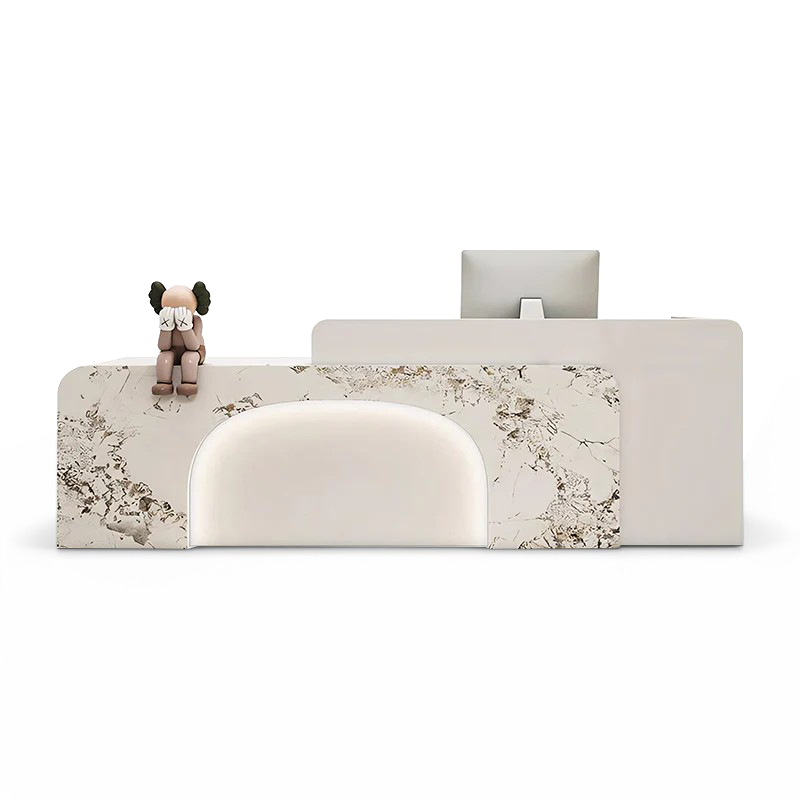 Minimalist Retail Reception Desk, Hotel Reception Desk (Doll not include) JDT-7246