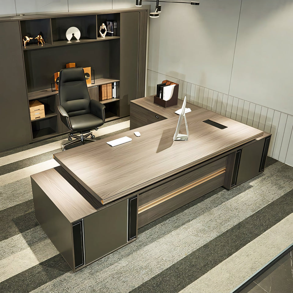 Office Simple Atmosphere Business Style Manager Boss Desk LBZ-10157