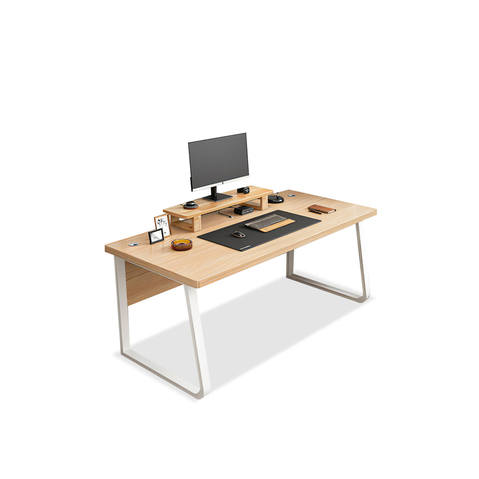 Simple Office Desk And Chair Combination Stainless Steel YGZ-107