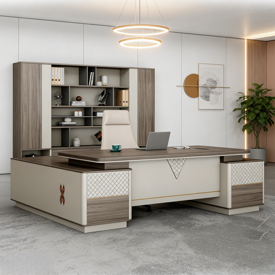 Boss Simple Modern Office Tables And Chairs Desk LBZ-10118