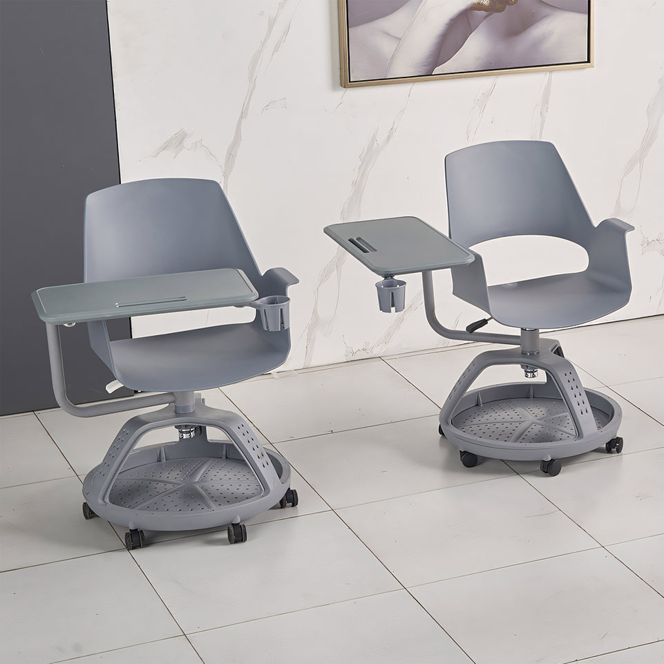 360-degree Rotatable Training Conference Chair With Integrated Large Writing Board HYY-2005