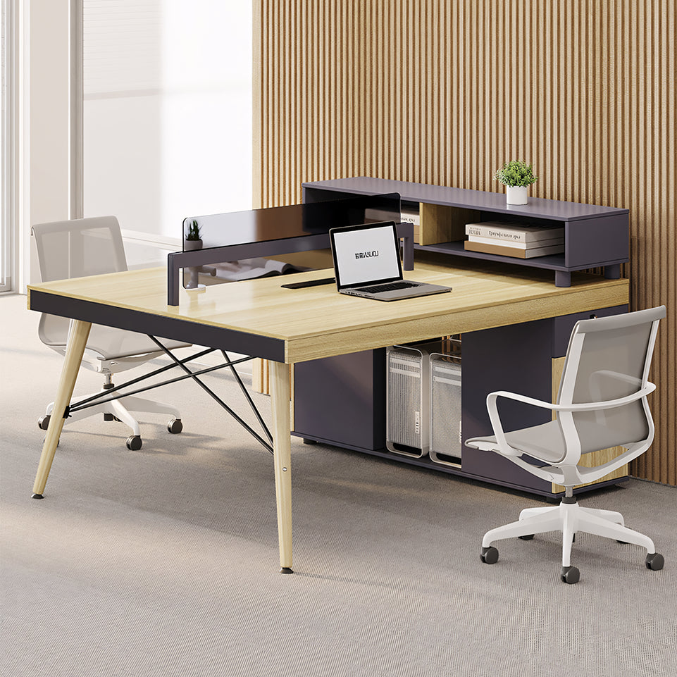 Office Desk And Chair Set 2 Person YGZ-1032