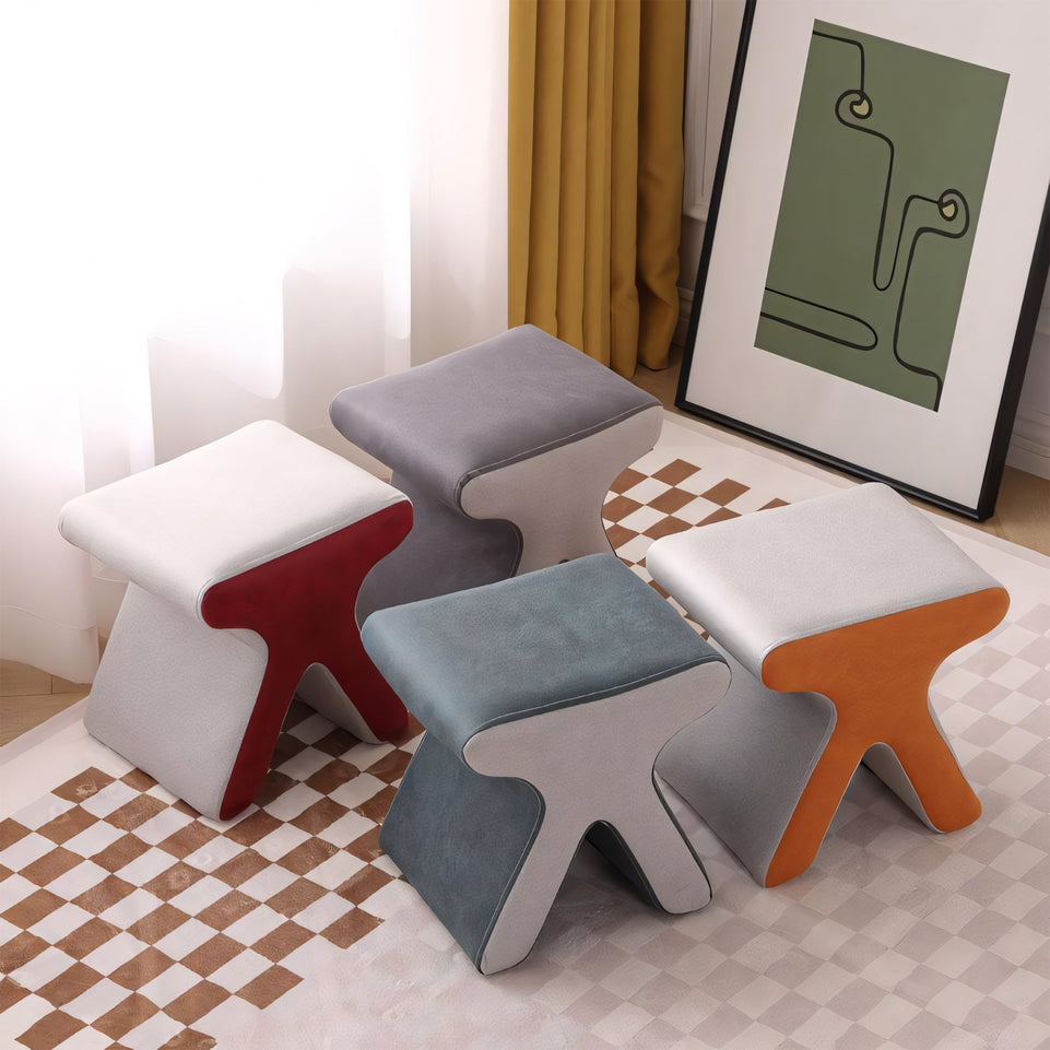 Modern Creative Technology Fabric Lazy Stool Footstool BSF-2014