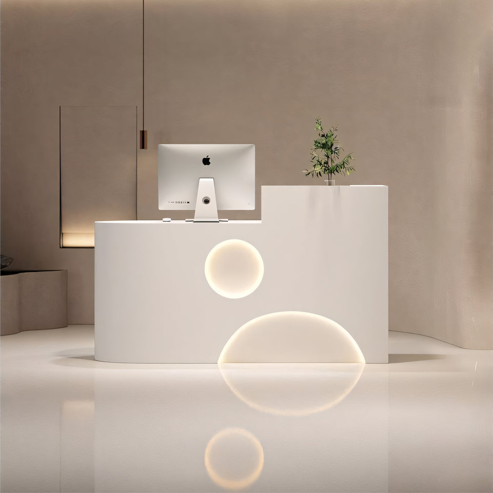 Minimalist Aesthetic Design Small Front Reception Desk JDT-2015