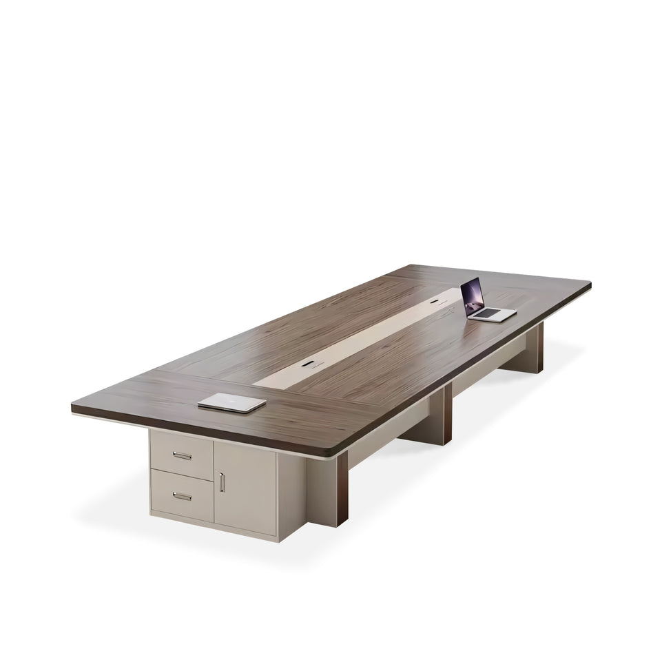 Creative Conference Table With Side Cabinet  HYZ-10100