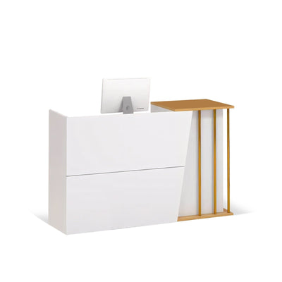 Small Simple Salon Store Institution Checkout Reception Desk JDT-1078