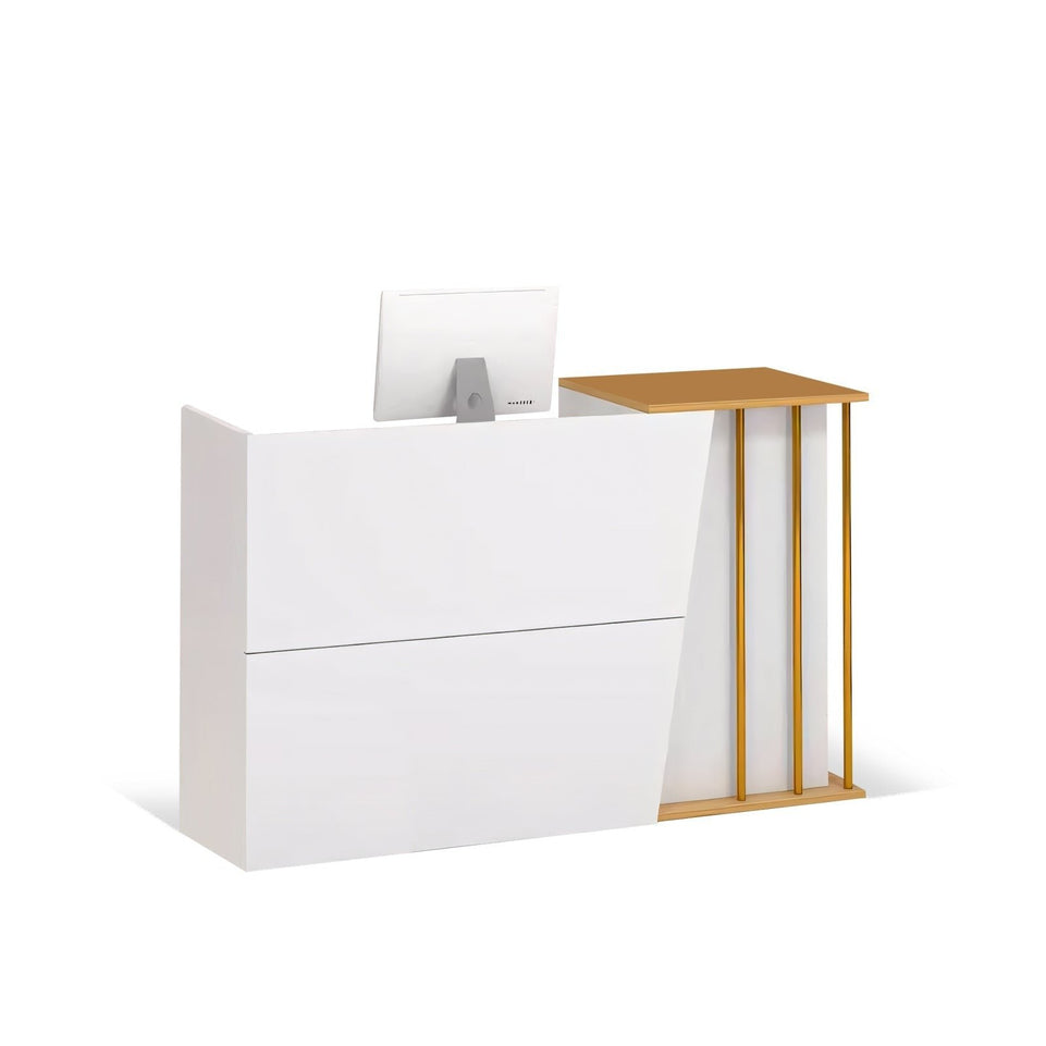 Small Simple Salon Store Institution Checkout Reception Desk JDT-1078