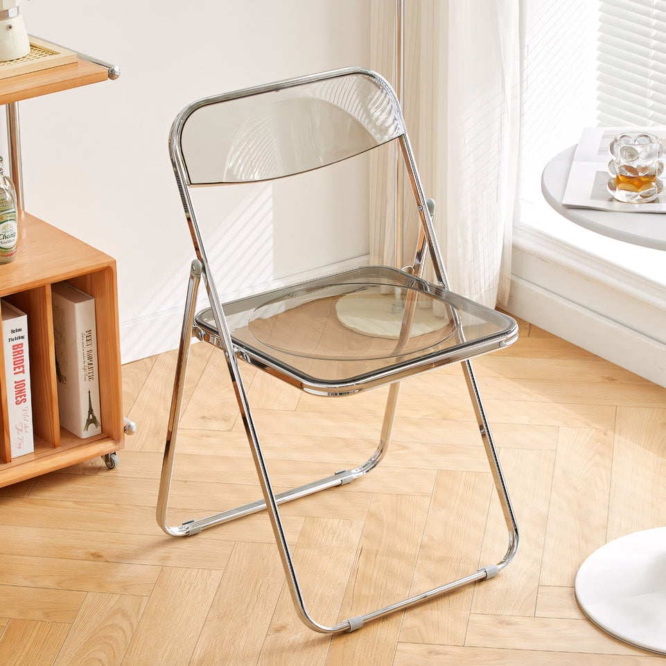 Transparent Folding Chair For Fashion Clothing Stores And Public Areas CZYZ-2010