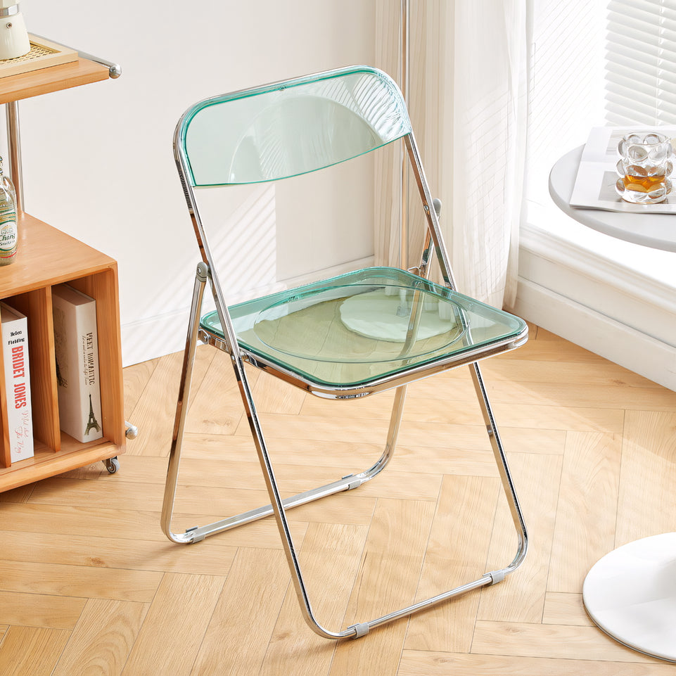 Transparent Folding Chair For Fashion Clothing Stores And Public Areas CZYZ-2010