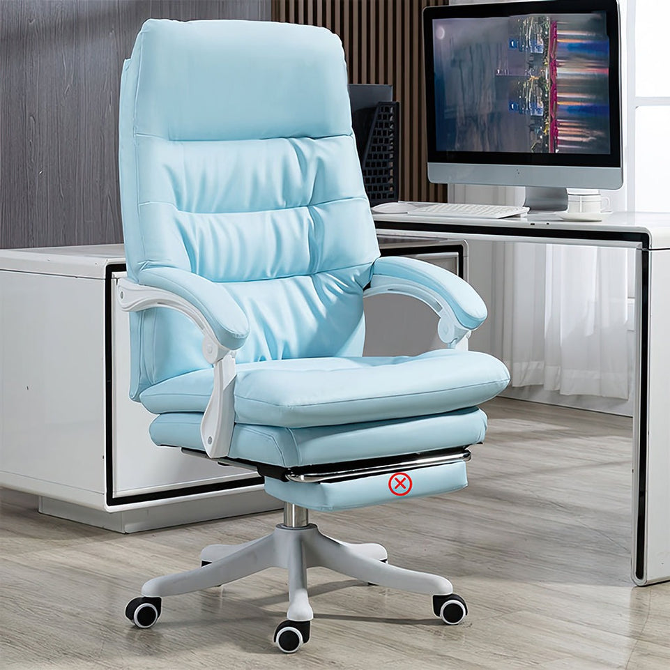 Leather Boss Leather Ergonomic Swivel Chair BGY-1065