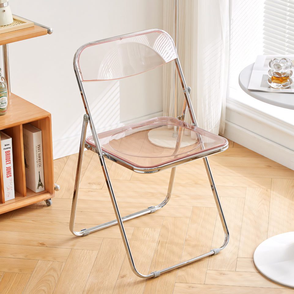 Transparent Folding Chair For Fashion Clothing Stores And Public Areas CZYZ-2010