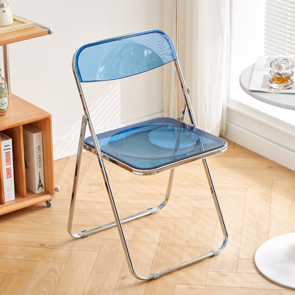 Transparent Folding Chair For Fashion Clothing Stores And Public Areas CZYZ-2010