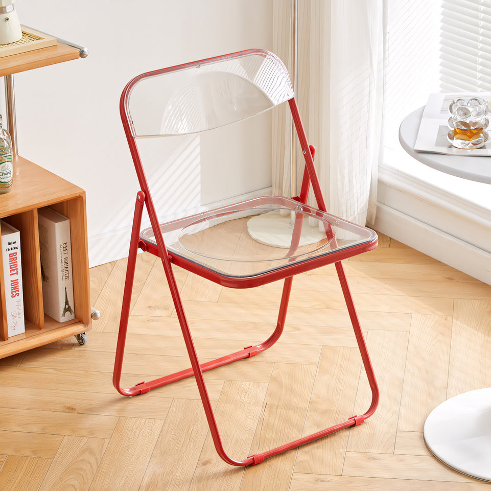 Transparent Folding Chair For Fashion Clothing Stores And Public Areas CZYZ-2010