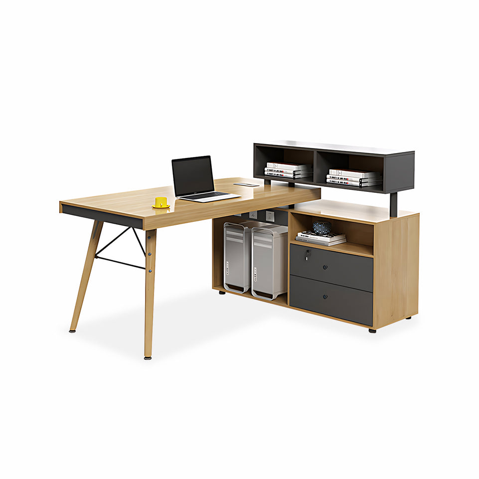 Light Industrial Style Multi-Person Staff Desk Combinations YGZ-767