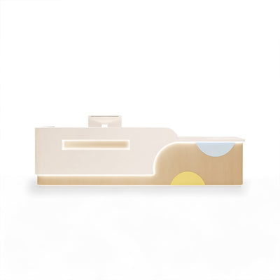 Modern Minimalist Reception Desk for Kindergarten and Daycare Centers JDT-2051