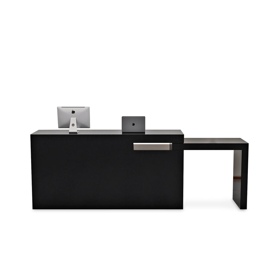 Minimalist Vintage-Style Small Corner Adjustable Reception And Cashier Desk JDT-2009