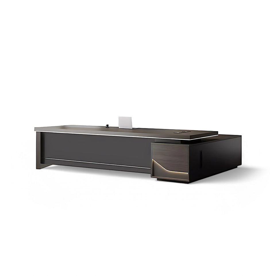 Stylish and Luxurious L-Shaped Executive Desk with Spacious Desktop Design LBZ-613