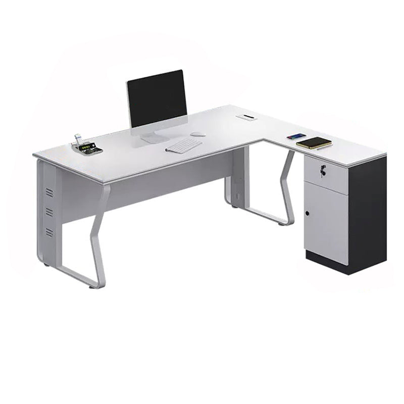 Minimalist Executive Desk For Offices With Side Cabinet LBZ-10138