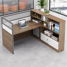 Modern Simple Partitioned Multiperson Staff Desk YGZ-737