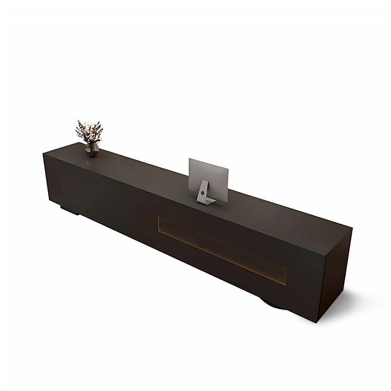 Modern Fully assembled Rectangular Reception Desk with LED JDT-781