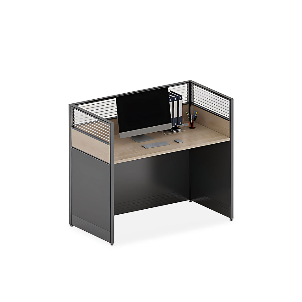 Simple Multi Position Office Desk Combination With Screen Partition YGZ-745