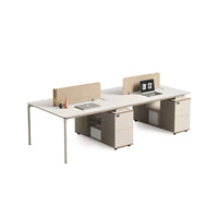 Creative Desk Staff Office Beige Company Table YGZ-1021