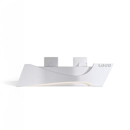 Irregular Art Counter: Stainless Steel Reception Desk for Beauty Salons and Clothing Stores JDT-2148