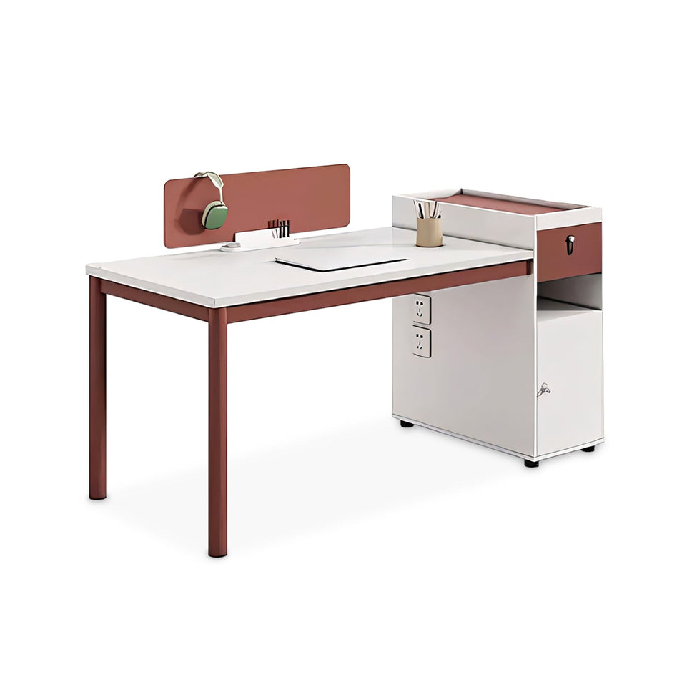 Customized Staff Office Desk Centric Screen Workstation YGZ-1033