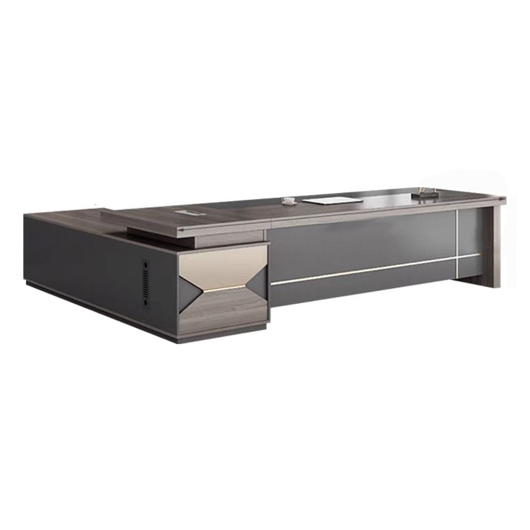 Modern Executive Desk With Dual Side Cabinets LBZ-10148