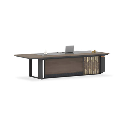 Executive Office Desk With Curtains LBZ-1057