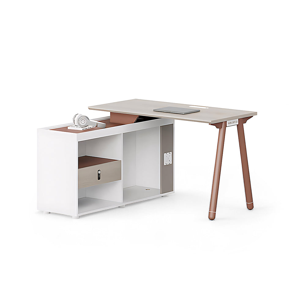 Stylish and Practical Office Staff Desk with Privacy Panel BGZ-204