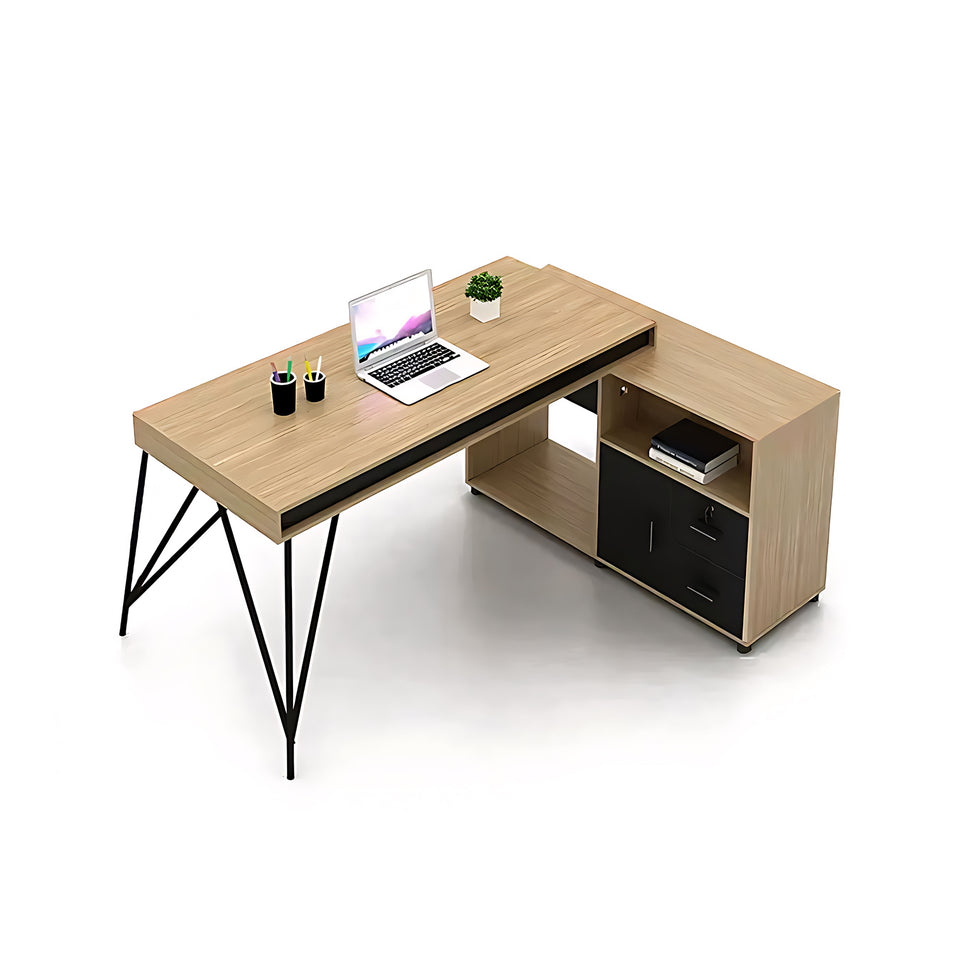 Simple And Modern Office Desk And Chair Combination YGZ-711