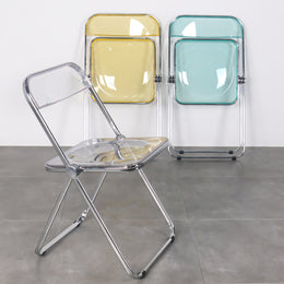 Transparent Folding Chair For Fashion Clothing Stores And Public Areas CZYZ-2010