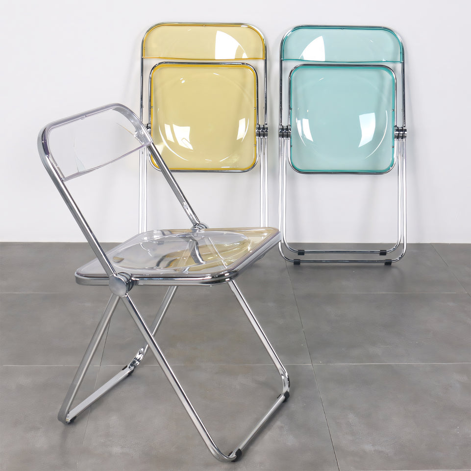 Transparent Folding Chair For Fashion Clothing Stores And Public Areas CZYZ-2010