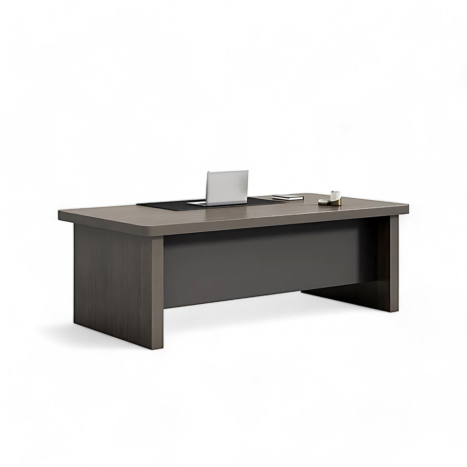 Minimalist Heavy-Duty L-Shaped Executive Desk with Practical Large Side Cabinet Design LBZ-612