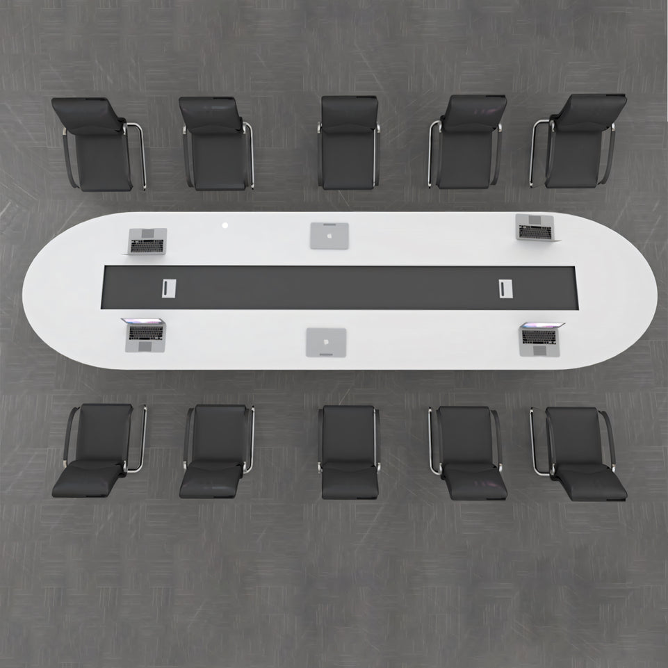 Minimalist Oval Large Conference Table Suitable For Meetings HYZ-103