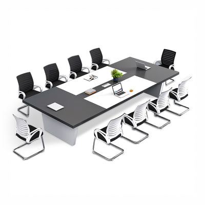 Simple Rectangular Conference Table And Chair Combination HYZ-008