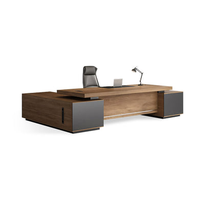 Simple Modern Office President Manager Desk And Chair LBZ-10106