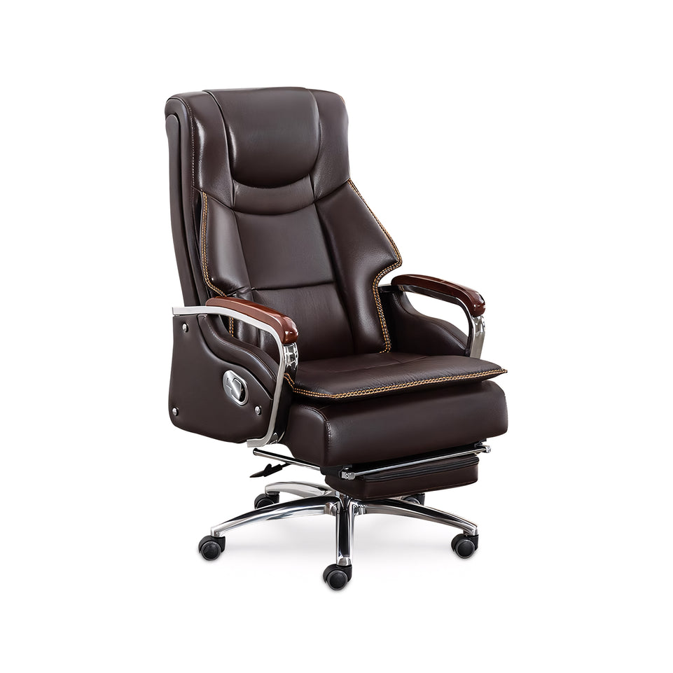 Leather Boss Rotating Office Reclining Lift Swivel Chair BGY-1064