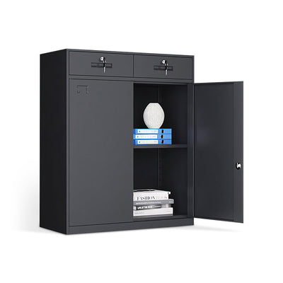 Classic Office Cabinet With Doors Storage WJG-1013