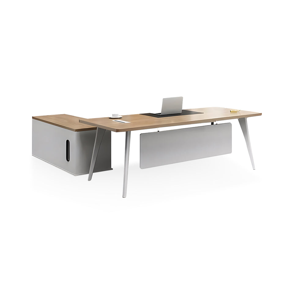 Executive Office President Desk With Curtain Board LBZ-1061