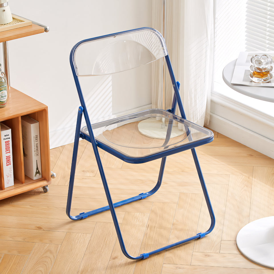 Transparent Folding Chair For Fashion Clothing Stores And Public Areas CZYZ-2010