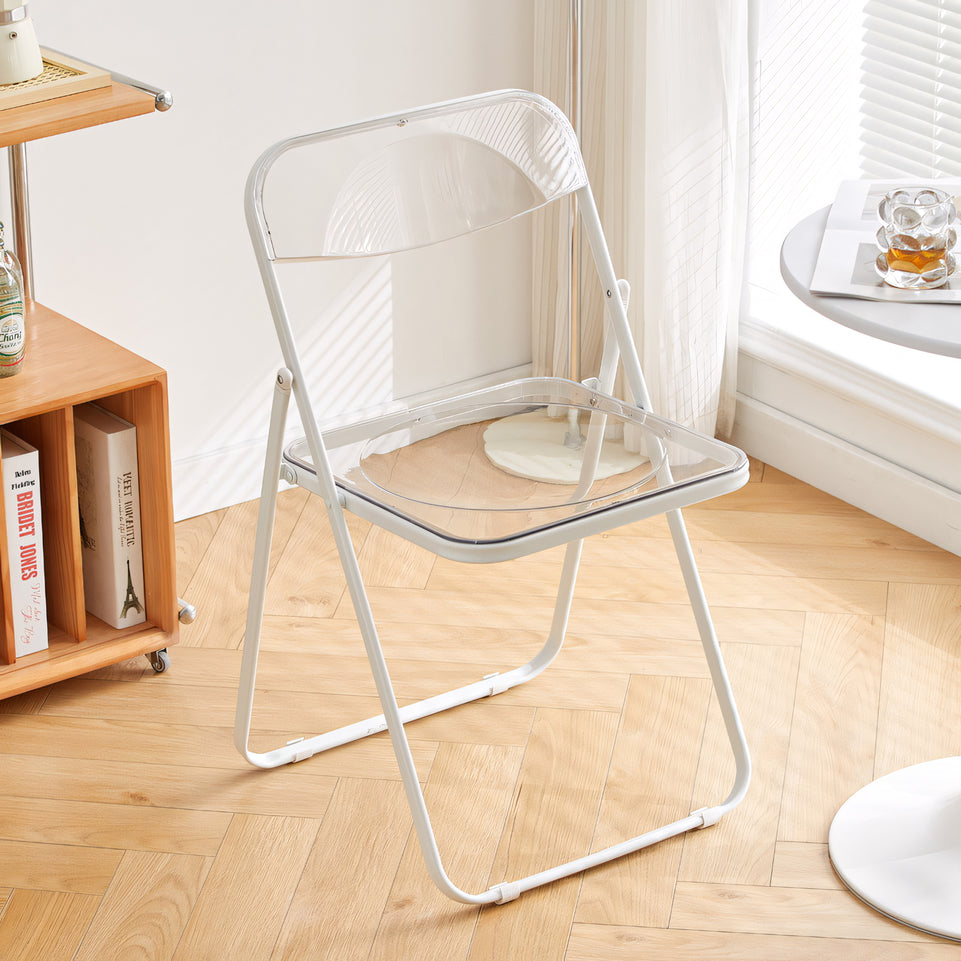 Transparent Folding Chair For Fashion Clothing Stores And Public Areas CZYZ-2010